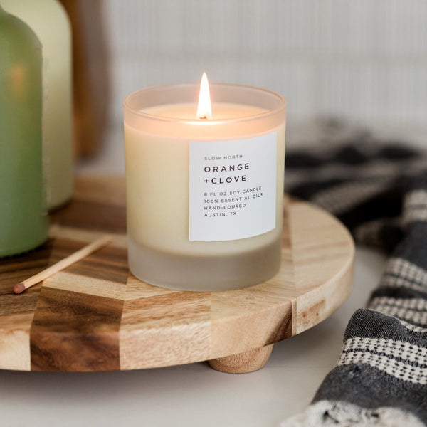 Orange + Clove Soy Candle