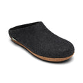 Kyrgies Molded Sole Wool Slippers, Low Back