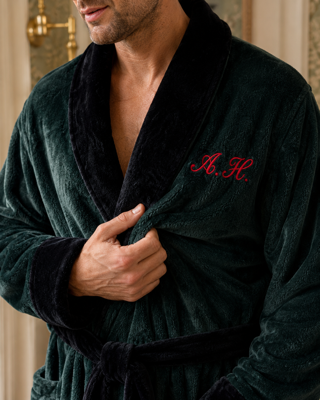 Men's Plush Robe