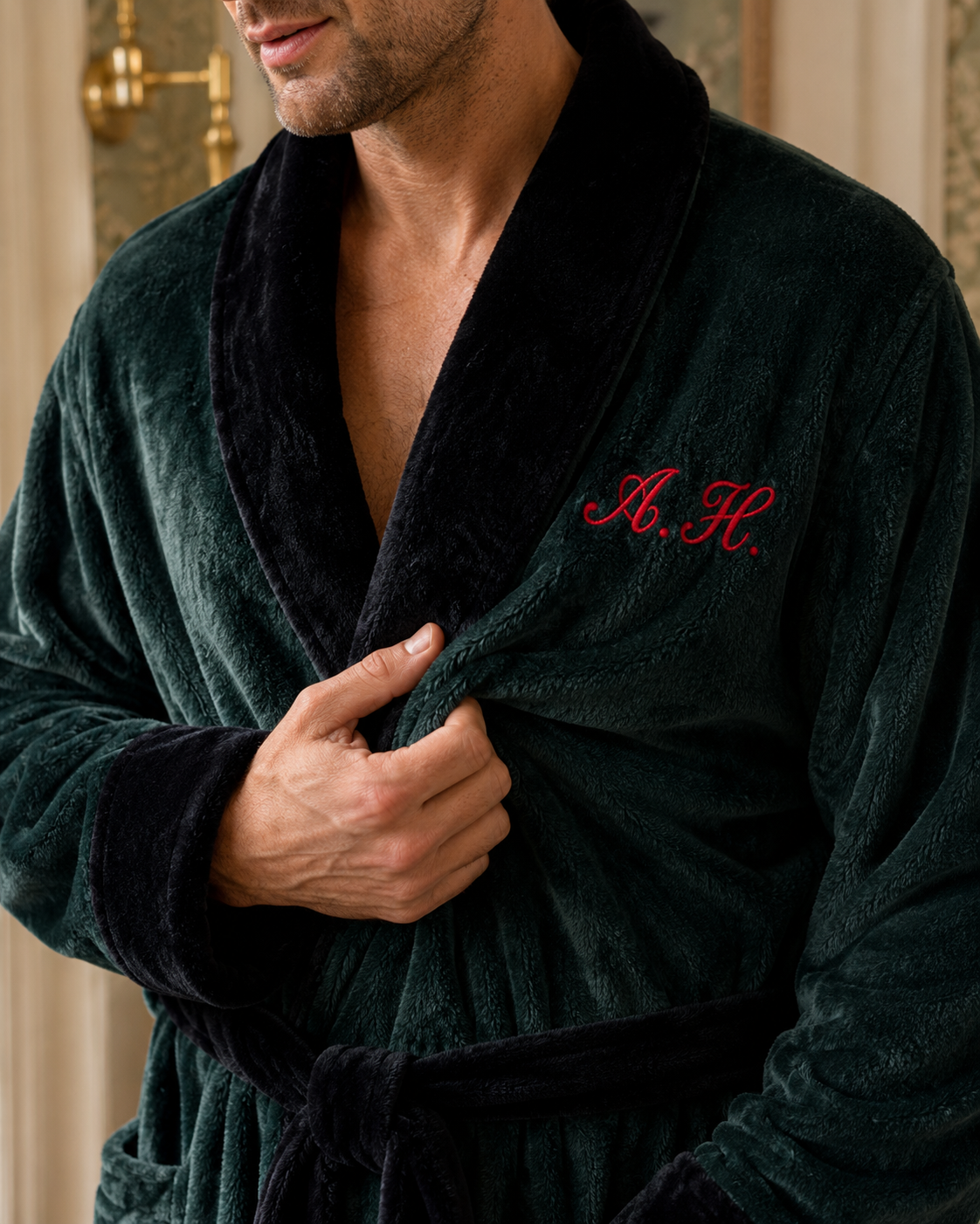 Men's Plush Robe