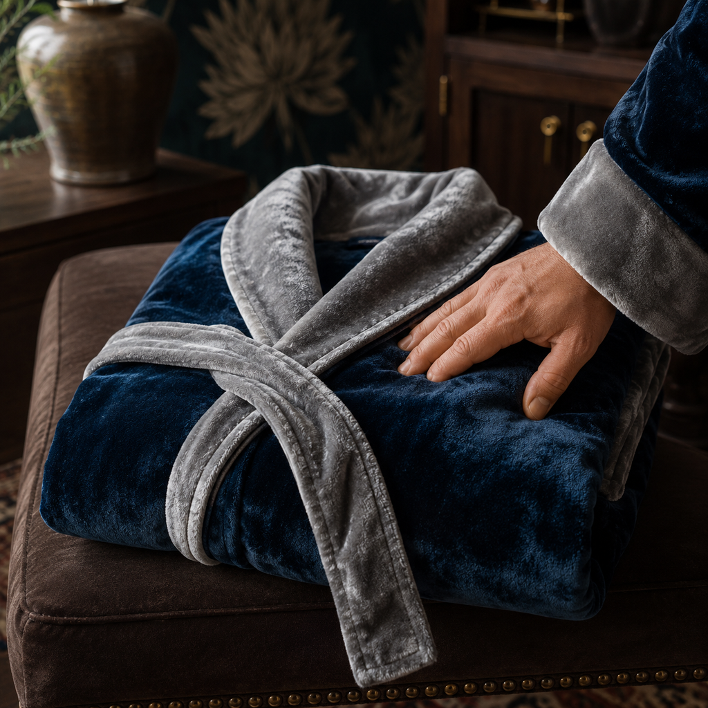 Men's Plush Robe